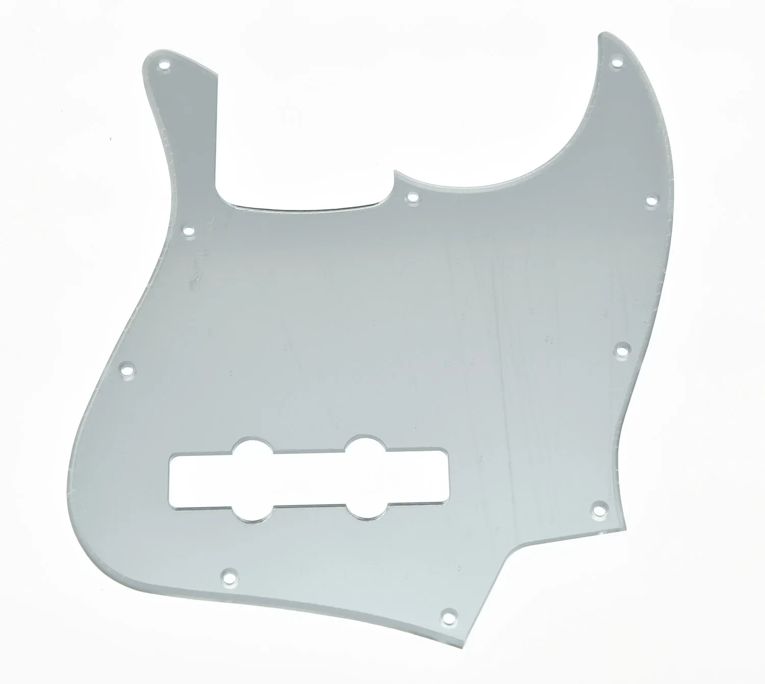 Silver mirror KAISH стандарт Jazz J Bass Накладка для защиты деки с винтами Scrach пластины различных цветов - Цвет: Silver mirror