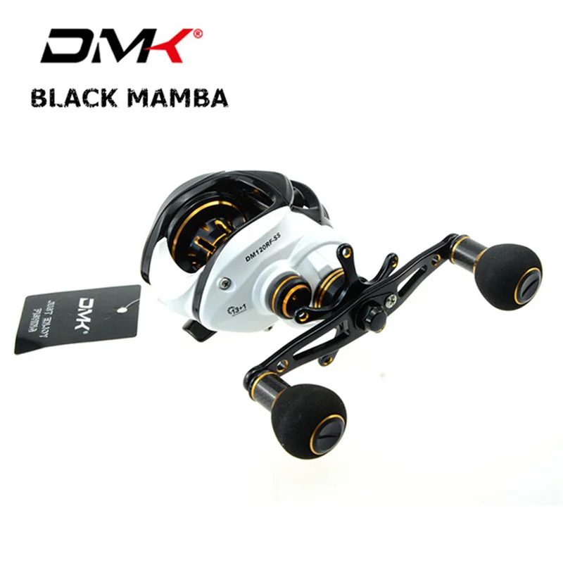 

DMK Baitcasting Fishing Reel 7.0:1 10BB High Speed Max Drag 8kg Large Capacity Spool R/L Hand Bait Casting Fishing Reel Pesca