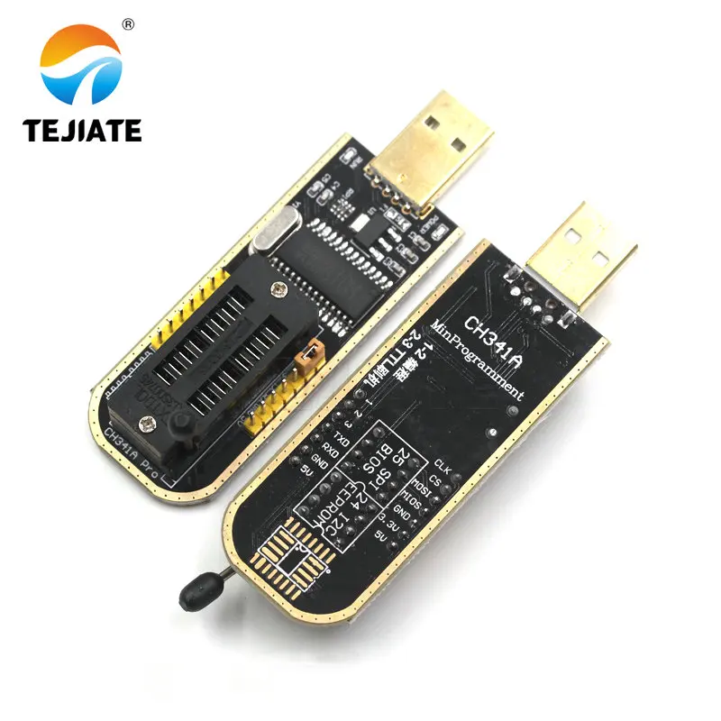 CH341A CH341 24 25 серия EEPROM Flash BIOS USB программист с программным обеспечением и