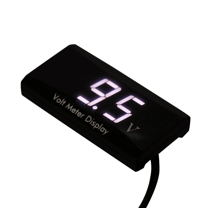

AIMOMETER DC 8-16V LED Digital Display Voltmeter Voltage Meter Volt For 12V Cars Vehicles