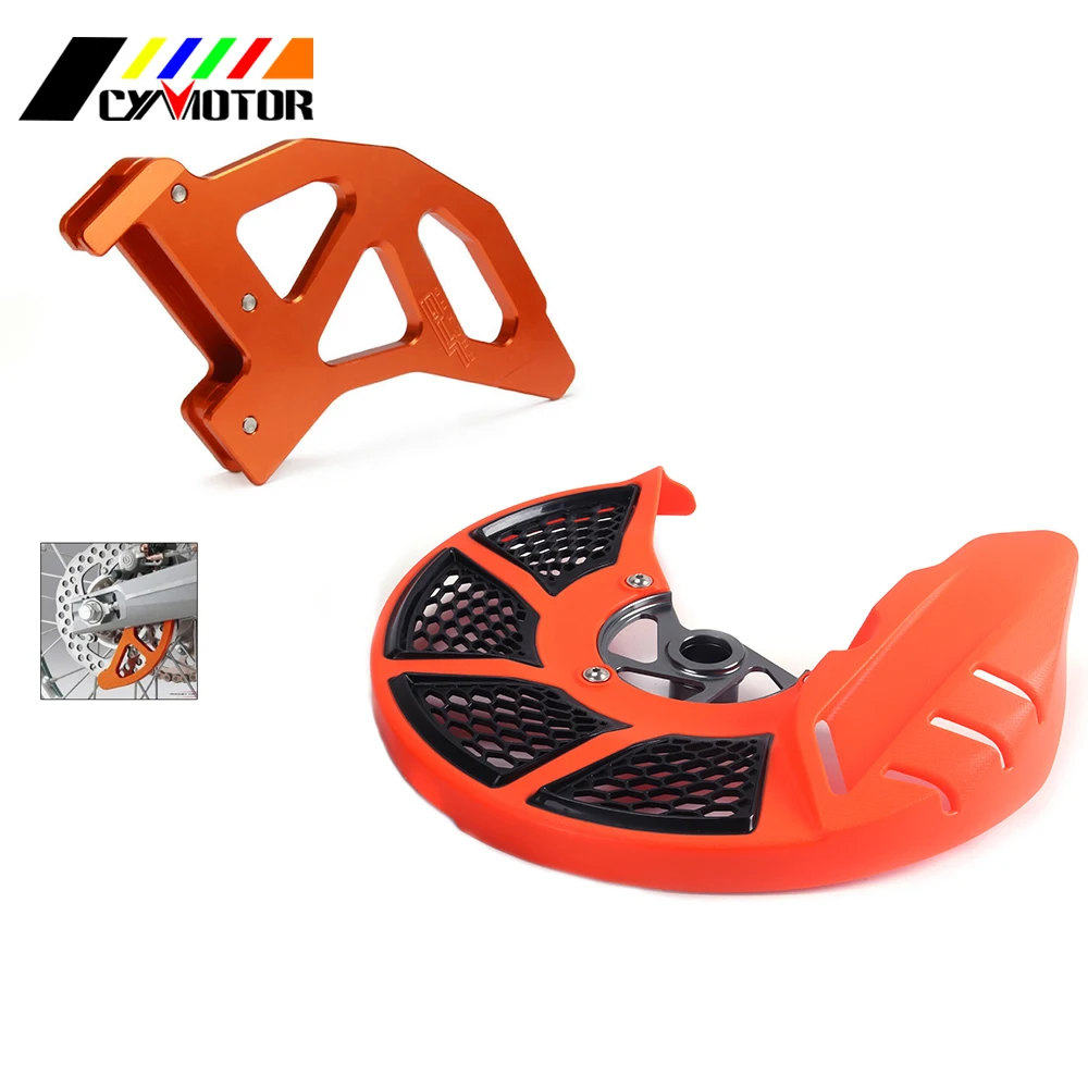 

Orange Blue Front Rear Brake Disc Rotor Guard Cover For KTM Husqvarna SX EXC SX-F XC XC-F 125 144 150 200 250 350 500 505 525