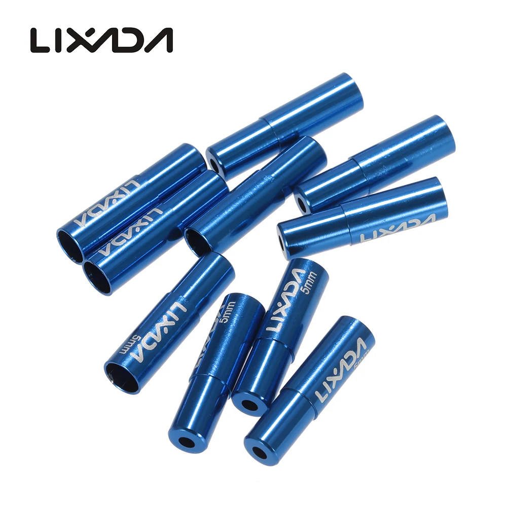 Lixada 10 шт. 4 мм/5 мм переключатель передач кабель корпус зажимные трубки Верхняя