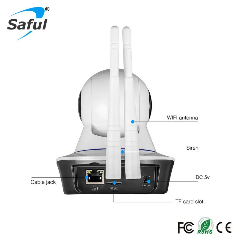 Беспроводная IP камера видеонаблюдения Saful 15 шт. Wi Fi 720P|Камеры видеонаблюдения| |
