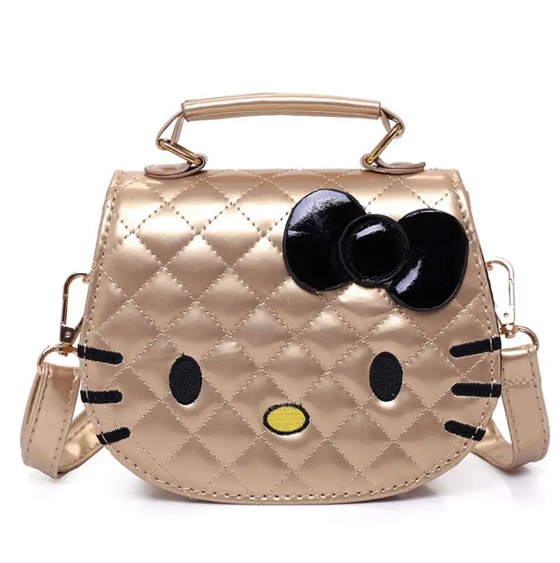 Новые милые мини-сумка детей рисунок Hello Kitty Сумочка для Для женщин Кот PU