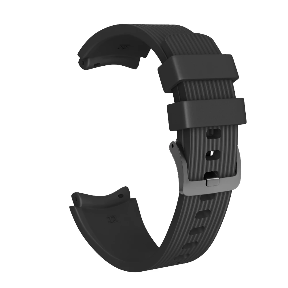 Для Samsung Galaxy Watch 46 мм 42 Мягкие силиконовые спортивные часы для улицы сменный