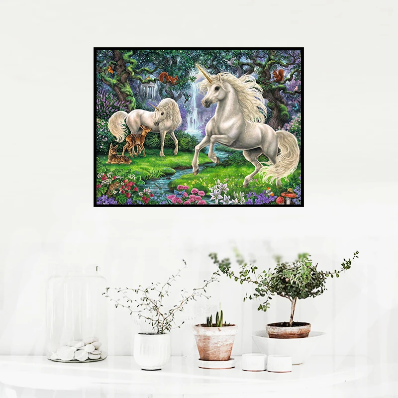 5D DIY Бриллиантовая мозаичная фигурка животного алмазов картина с изображением
