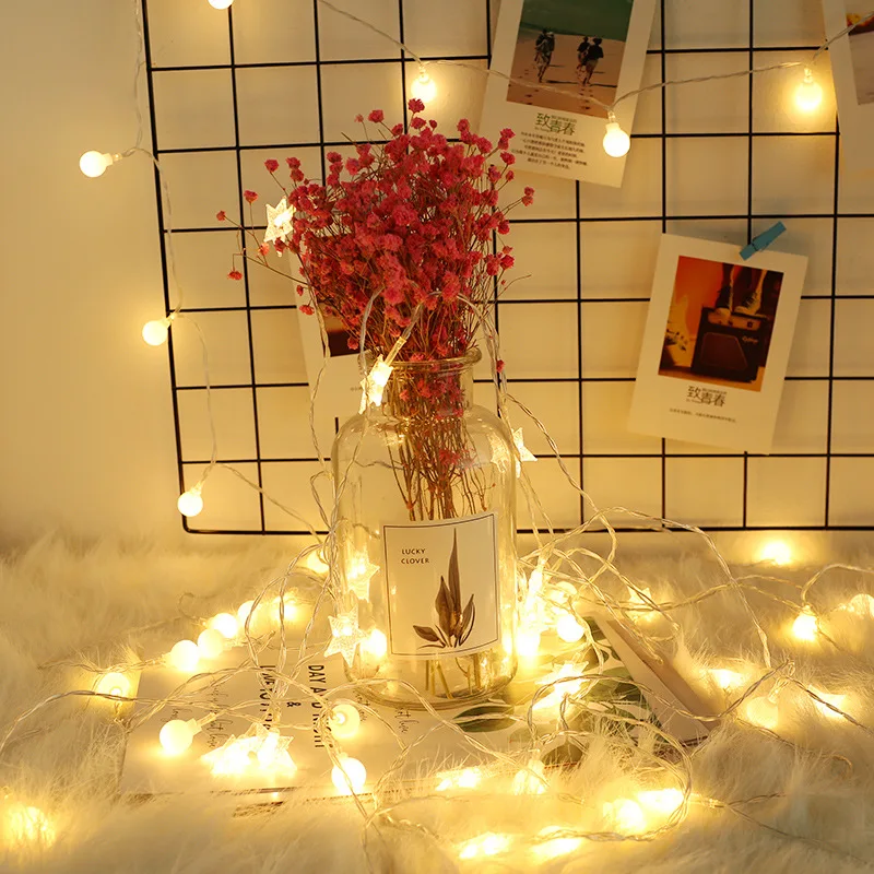 3 м 5 10 наружный светодиодный светильник гирлянда Рождественская светодиодная в 20