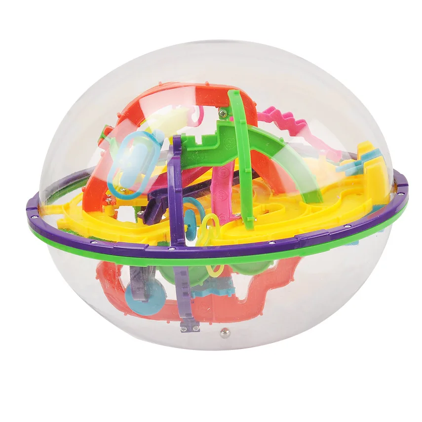 208 шагов 3D волшебный Интеллектуальный шар мраморная головоломка игра perplexus