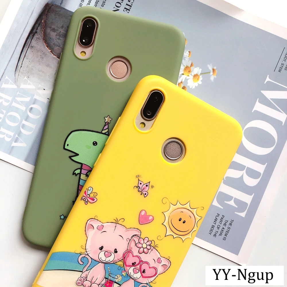 Redmi 7 Cute Cartoon Silicone Phone Case Funda for Xiaomi Note 6 5 Pro Etui Soft Cover |