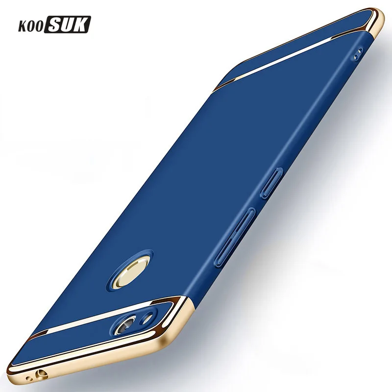 Чехол для Huawei P9 Lite 2017 Honor 8 задняя крышка 3 в 1 металлические Матовые шелковистые