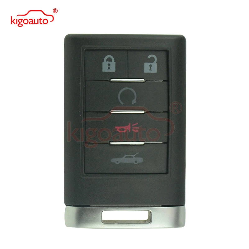 

Smart key case 5 button for Chevrolet Corvette 2008 2009 2010 2011 2012 replacement car key fob shell kigoauto