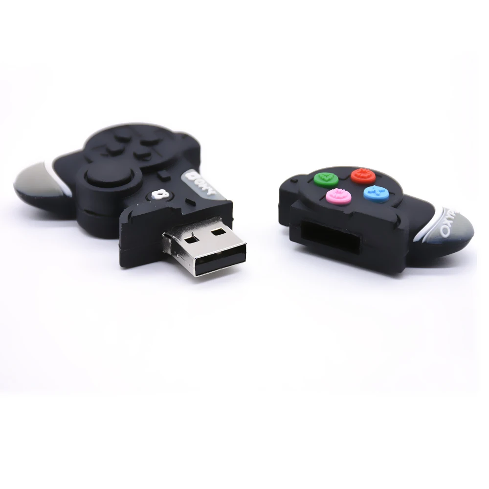 Новый usb флеш накопитель мультипликационный геймпад флешка u диск 4 ГБ/8 ГБ/32 ГБ/64