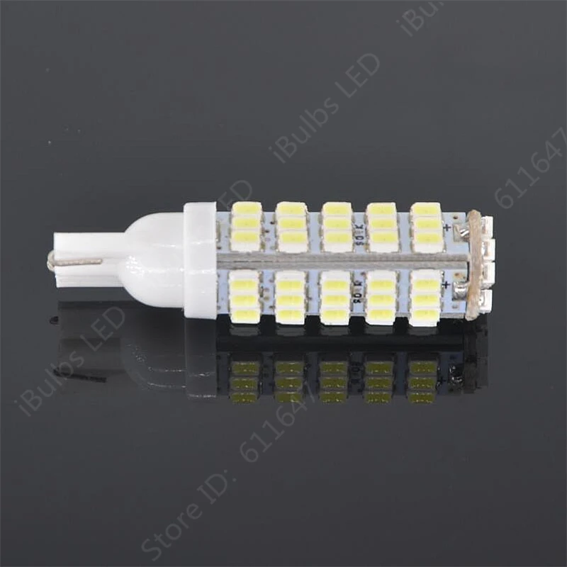 2 шт. супер яркий T10 68 светодиодный 1206 68 SMD светодиодный автомобиль 68smd 3020 W5W 194 927 168 клиновидные боковые лампы маркер лампы