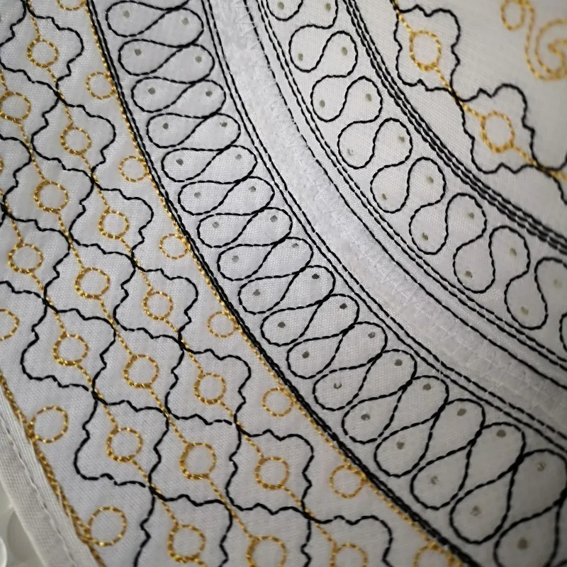 Мужские ислам молитвенные шапки высокого качества кепки с вышивкой ислам ic Kufi Topi Kippot Kippa мусульманские турецкие намазы египетские мужские шляпы