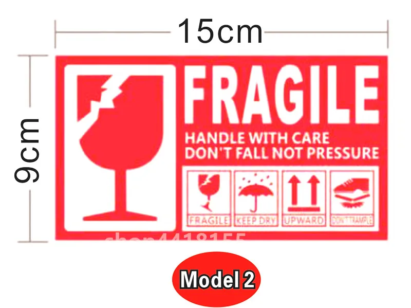 

Наклейка на заказ s 15x9 см, оптовая и розничная продажа, хрупкая наклейка, ручка с заботой, сохраняющая сухие этикетки, хрупкие