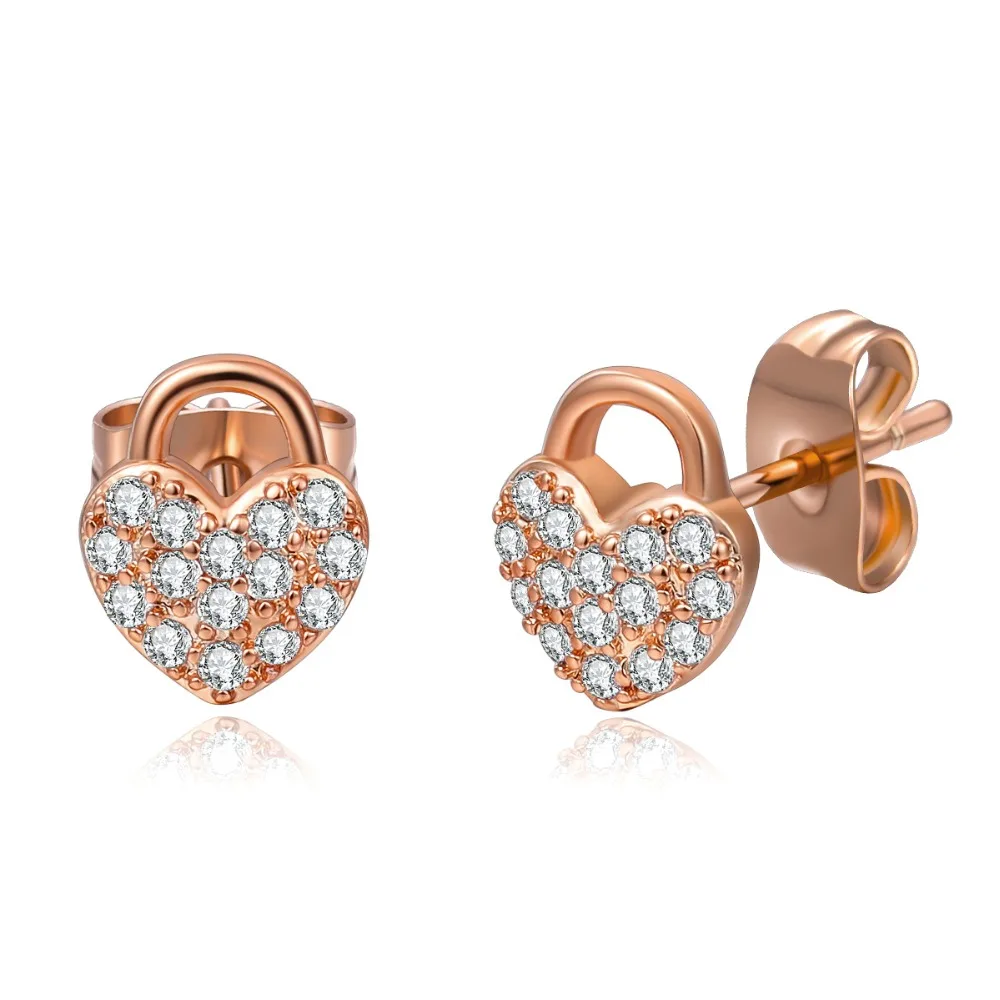 Angel girl High quality earrings lovely heart-shaped shape for young fashionable women jewelry gifts E1610221 | Украшения и