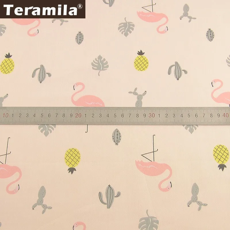Teramila 100% Cotton Fabric Animal Tissu Tecido Tela Bedding DIY Patchwork Pillow Quilting Baby Cloth Sewing Home Textile Craft | Дом и сад