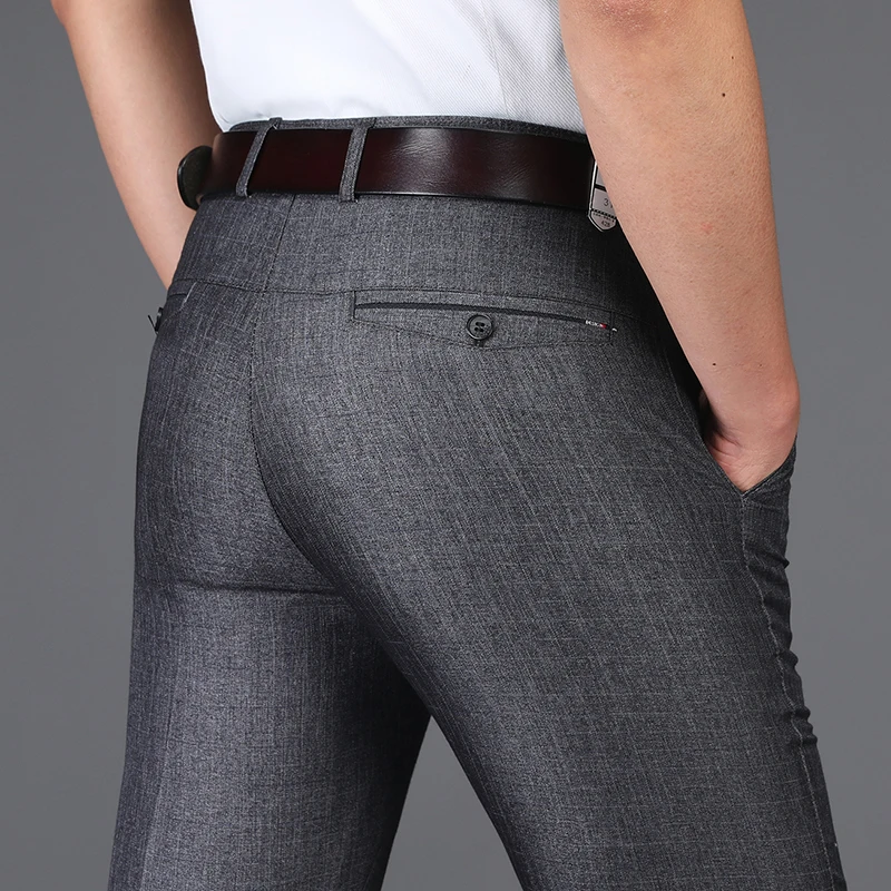 Брендовая одежда 2018 новый мужской костюм брюки удобные формальные мужские