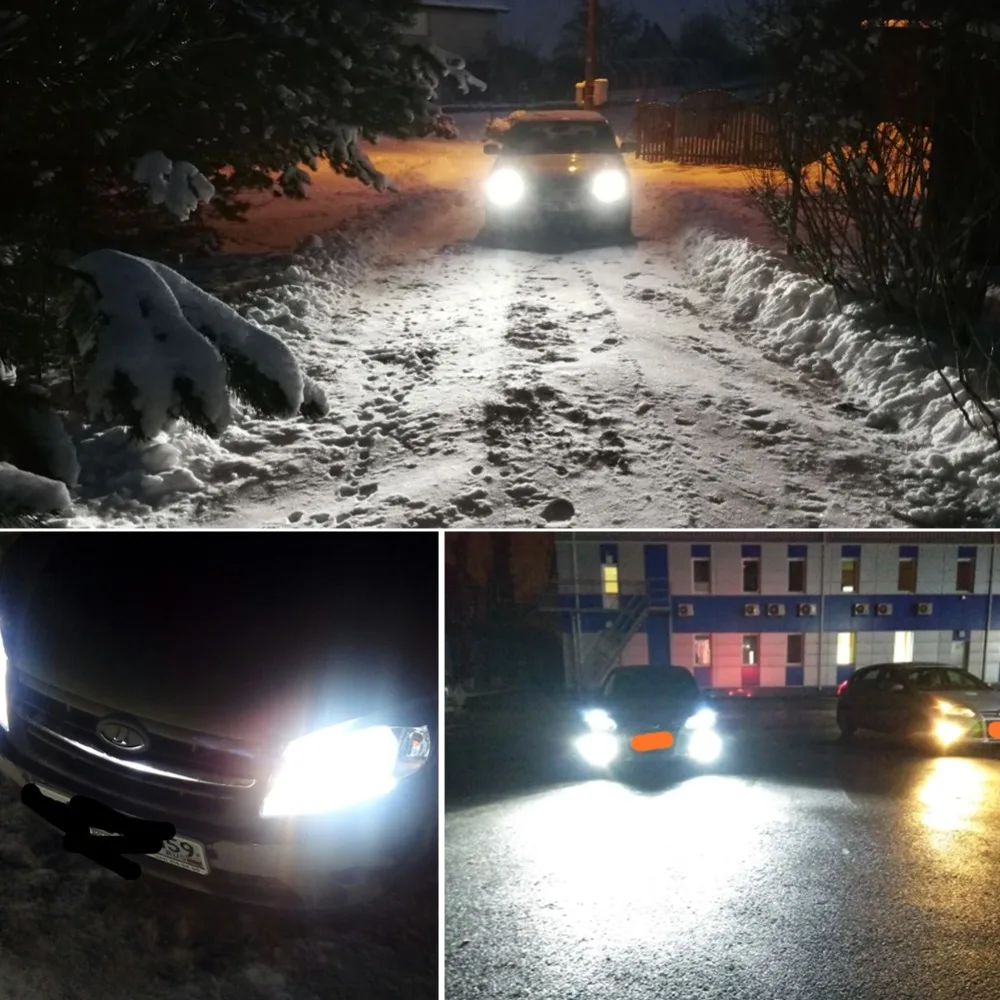 Светодиодсветодиодный Автомобильная мини лампа ATcomm H7 H4 Canbus Turbo Super LED H11/H8/H9/H10 H16