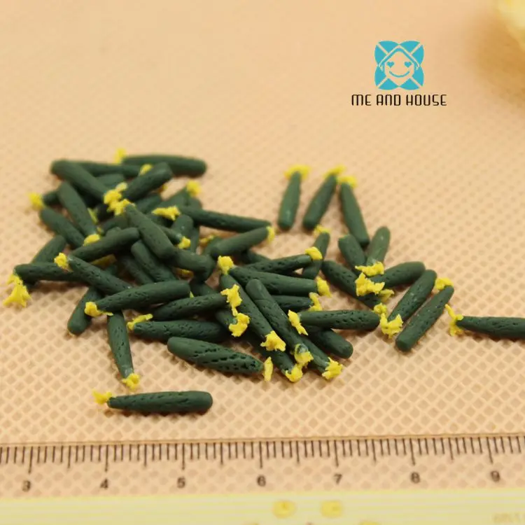 1:12 мини кукольный дом Миниатюрные овощи морковь или огурец DIY куклы кухня 10