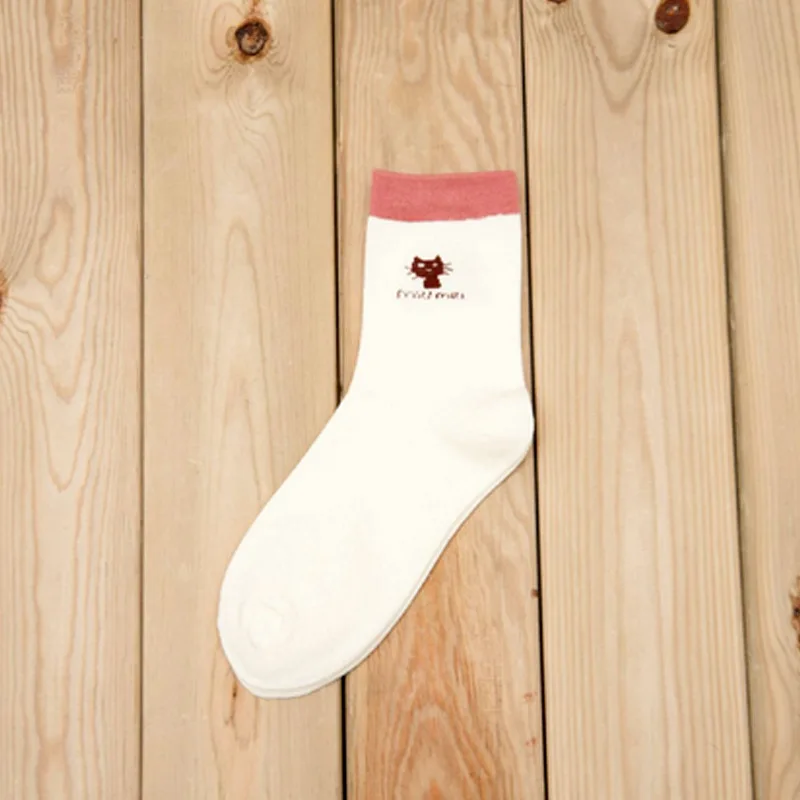 1 пара новинка хит продаж корейские женские хлопковые носки милые модные без