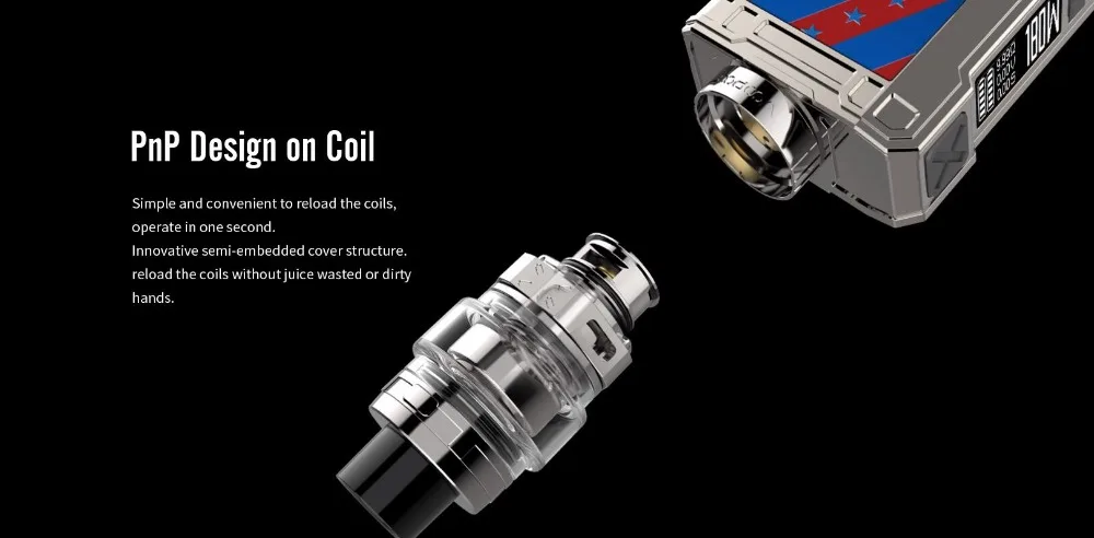 VOOPOO Альфа почтовый комплект 180W коробка на молнии мод электронная сигарета 4 мл Maat бак с MT-M2 MT-M1 катушки электронная сигарета