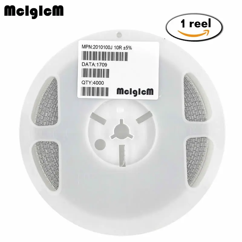 MCIGICM 5000 шт. 1% 1206 smd резистор проволочного чипа резисторы 0R-10M 1/4W 10R 22R 47R 100R 150R 220R 470R