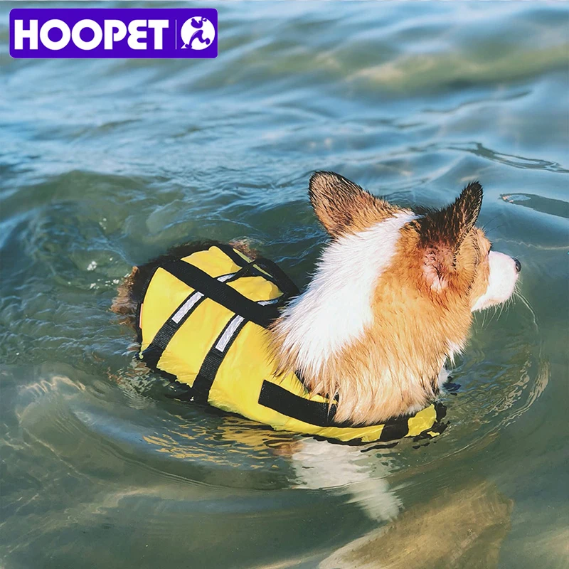 HOOPET Small Dog Pet Life Jacket Safety Clothes Surfing Swimming Vest Summer Puppy Swimwear Beach Vacation Bull Pug Yorkshire|pet life jacket|dog