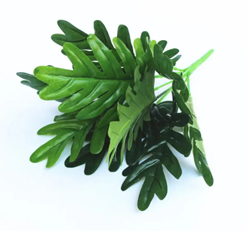 

10pcs Artificial 30cm Length Taro Branch Leaves Bouquet For Wedding Party Home Holidays Venue Wall Decoration Bouquet DIY Making