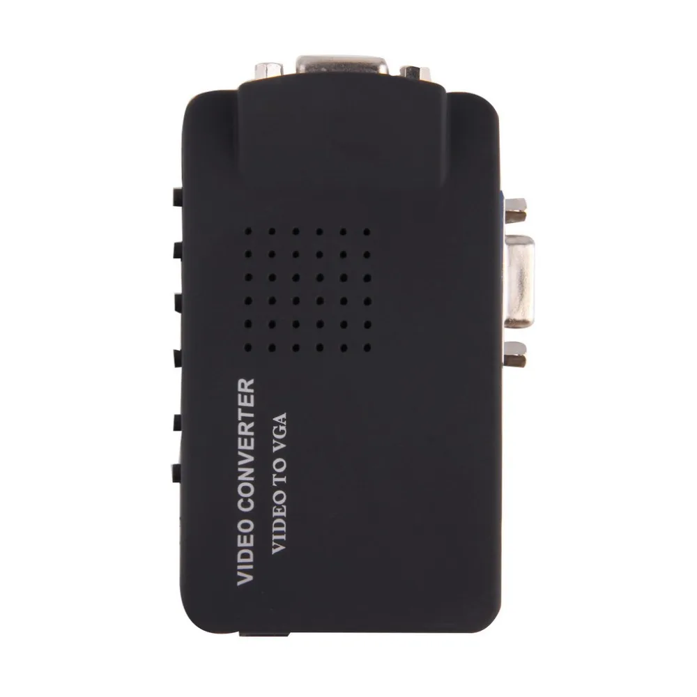 ПК ноутбук композитный видео ТВ RCA Композитный S-Video AV в VGA ЖК-адаптер конвертер