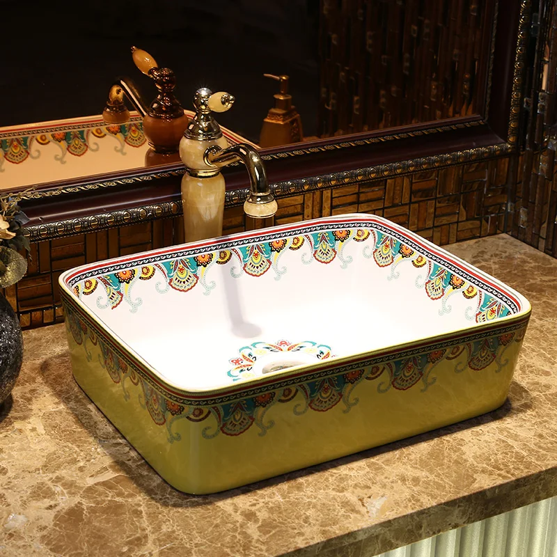 Керамический умывальник King Yantai basinceramic простой круглый | Обустройство дома