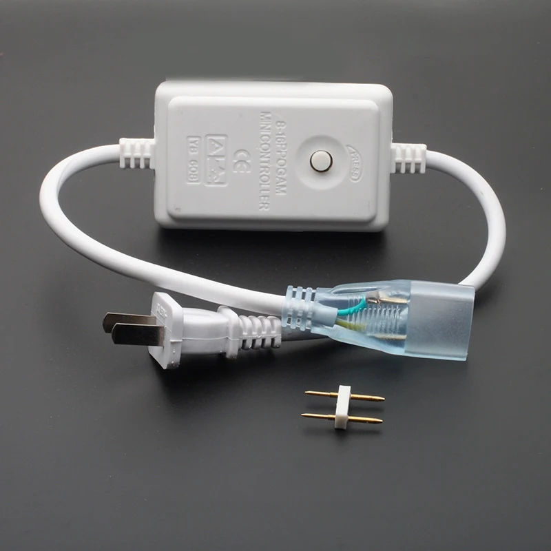 

10pcs Led28355050 two-line running horse controller Lamp second-line backflow colorful segment jump Light 50M power plug Lamp