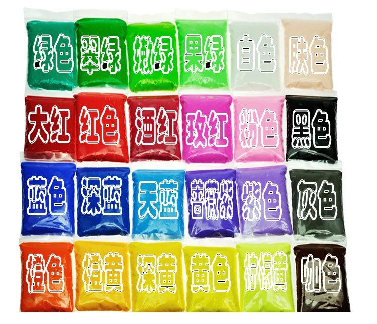 24 цветов творческий не токсичен DIY Playdough сверхлегкий 3D пластилин раствора 20 г