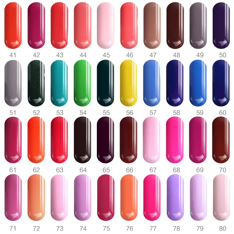 12 Бутылки/серия 8 мл Чистый Цвет SIOUX Nail Art Гель Украшения DIY Маникюр МЛ Исчезают UV LED