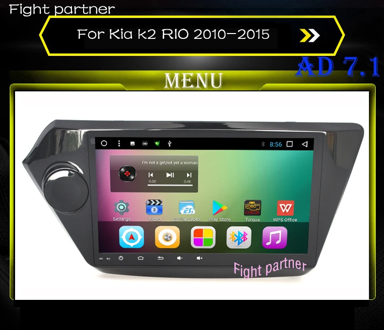 Заводская цена 9 дюймовый Android 7 1 автомобильный dvd плеер на основе android gps навигатор