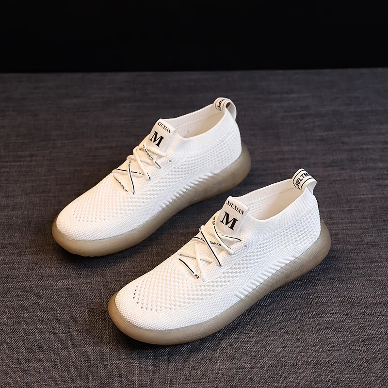 Новинка сезон весна обувь на платформе из сетчатого материала модная дышащая