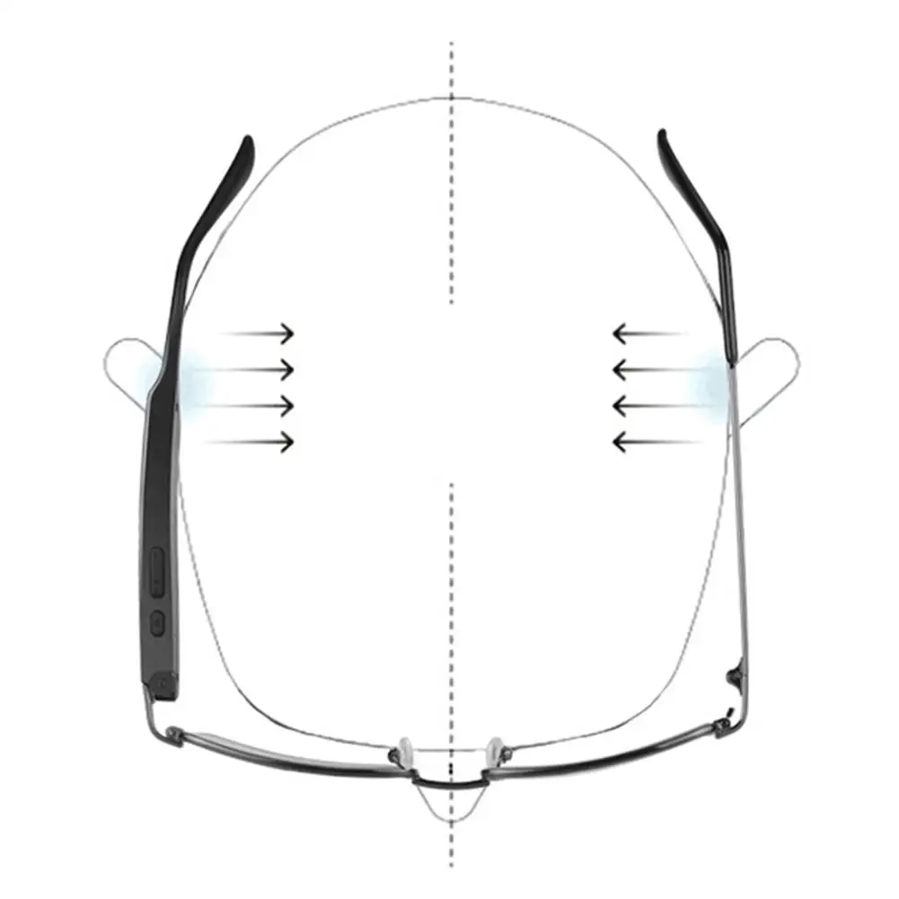 Новые уличные дорожные стерео очки Bluetooth спортивные наушники модный стиль