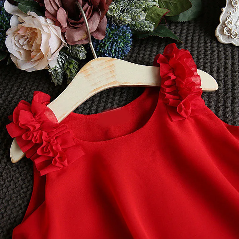 Рекламная акция милая Одежда для маленьких девочек комплект одежды с цветочным