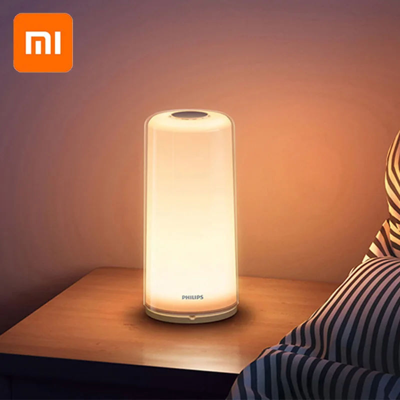 Xiaomi PHILIPS Zhirui умная Светодиодная лампа с затемнением ночник для чтения