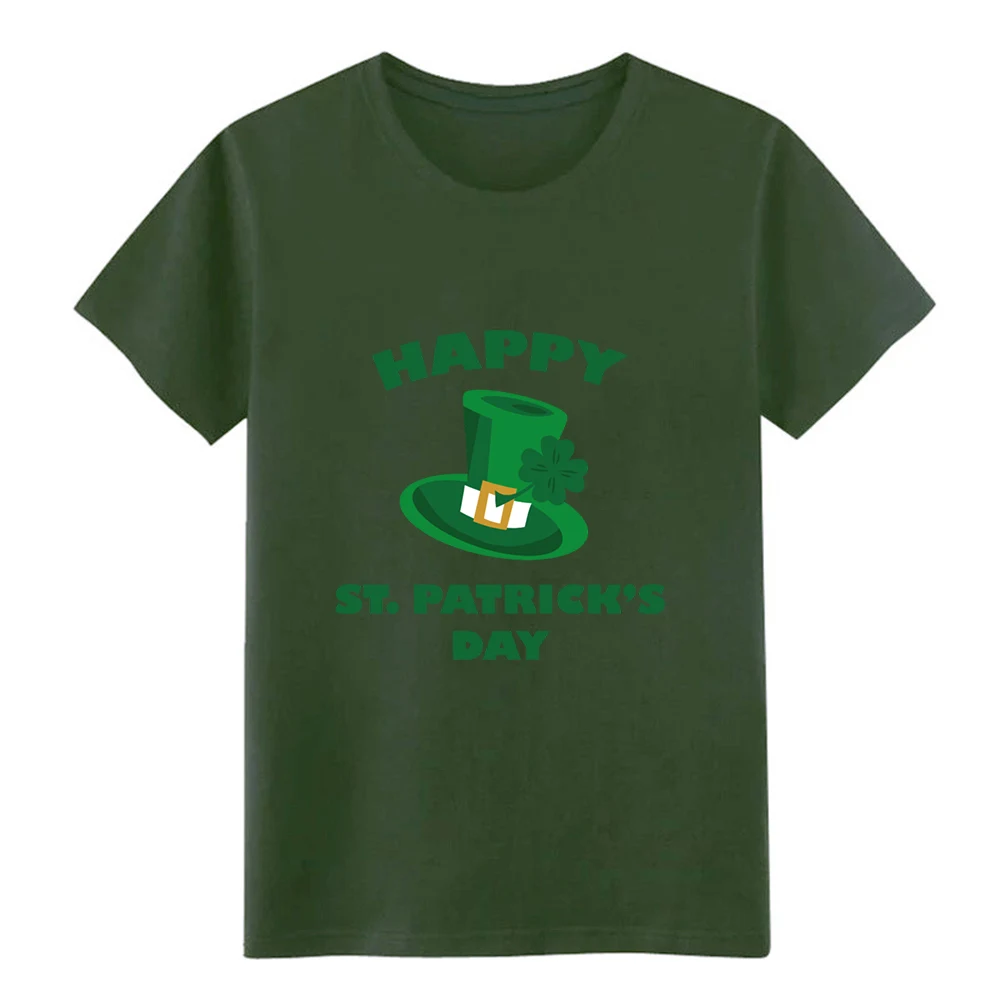 Футболка Happy St. Patrick &amp #39 s Day персонализированная хлопковая с круглым вырезом