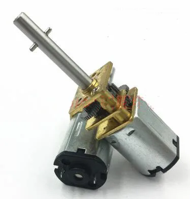 20 мм выходной вал с большим замком N20 DC мотор-редуктор 6В 60rpm (немой/большой
