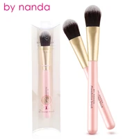 by nanda 1 pcs pink handle foundation brush professional beauty makeup brushes portable face powder make up brush cosmetic tools