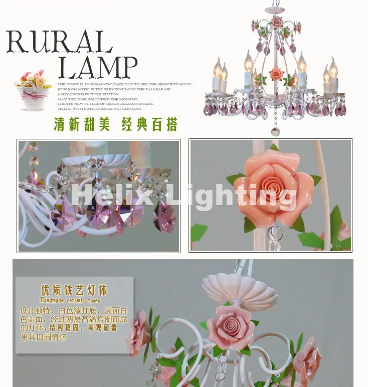 Бесплатная доставка Современная белая европейская люстра лампа Lustre Light 3L/5L/8L