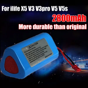 Аккумулятор для робота-пылесоса ecovacs ilife V1 V3 X3 V3 V5 X5 V5S CW310 CEN250, 11,1 В, 2800 мАч