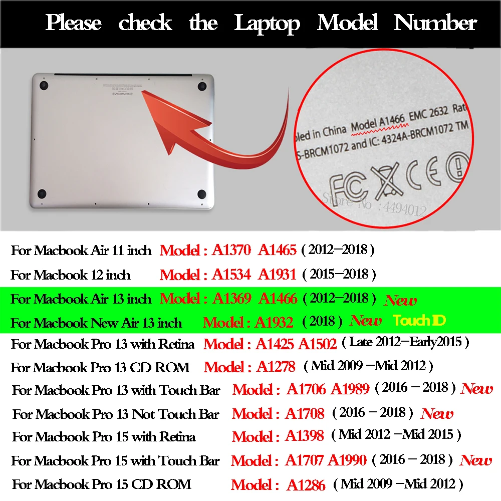Чехол для ноутбука Apple MacBook new Air 13 A1932 Pro retina 11 12 15 для mac book New Pro 13 15 с новой сенсорной панелью+ чехол для клавиатуры