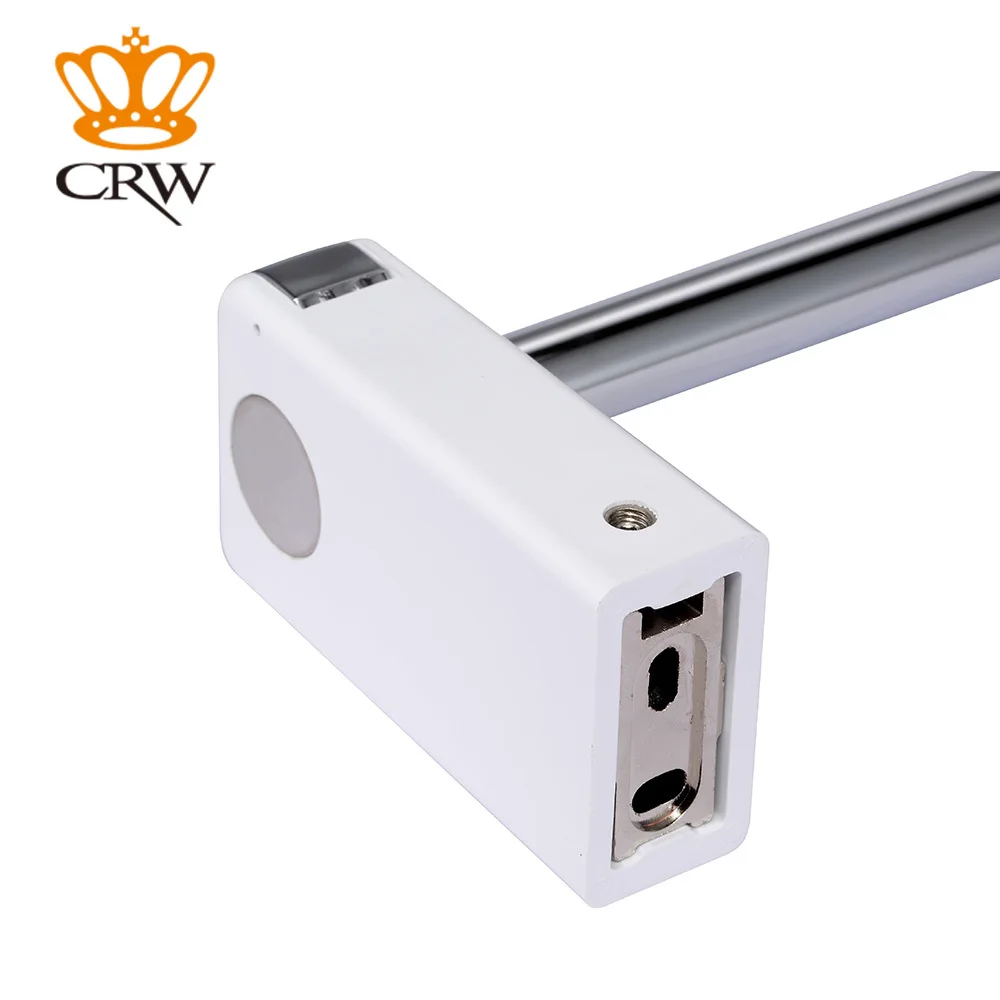 CRW 2 Pieces Bathroom Accessory Set Single Towel Rack Bar + Toothbrush Holder Tumbler with Hook Wall Mount | Обустройство дома