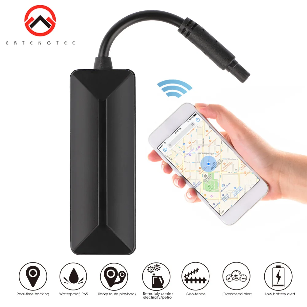 Мини-GPS-трекер автомобильный с вибрацией, 2G GSM LK710