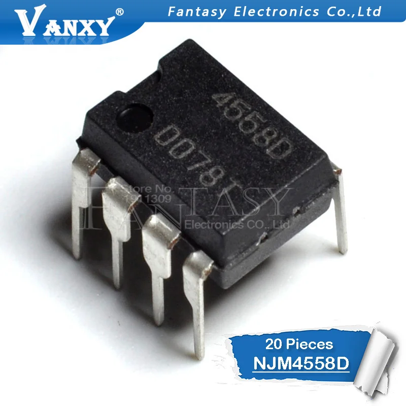 20 шт. NJM4558D DIP8 NJM4558 DIP JRC4558D JRC4558 Новый и оригинальный IC|ic dip|dip icic jrc4558d |