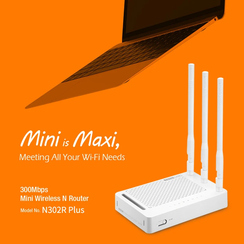 TOTOLINK N302R + беспроводной маршрутизатор 300 Мбит/с 3*5 дБи|Беспроводные роутеры| |