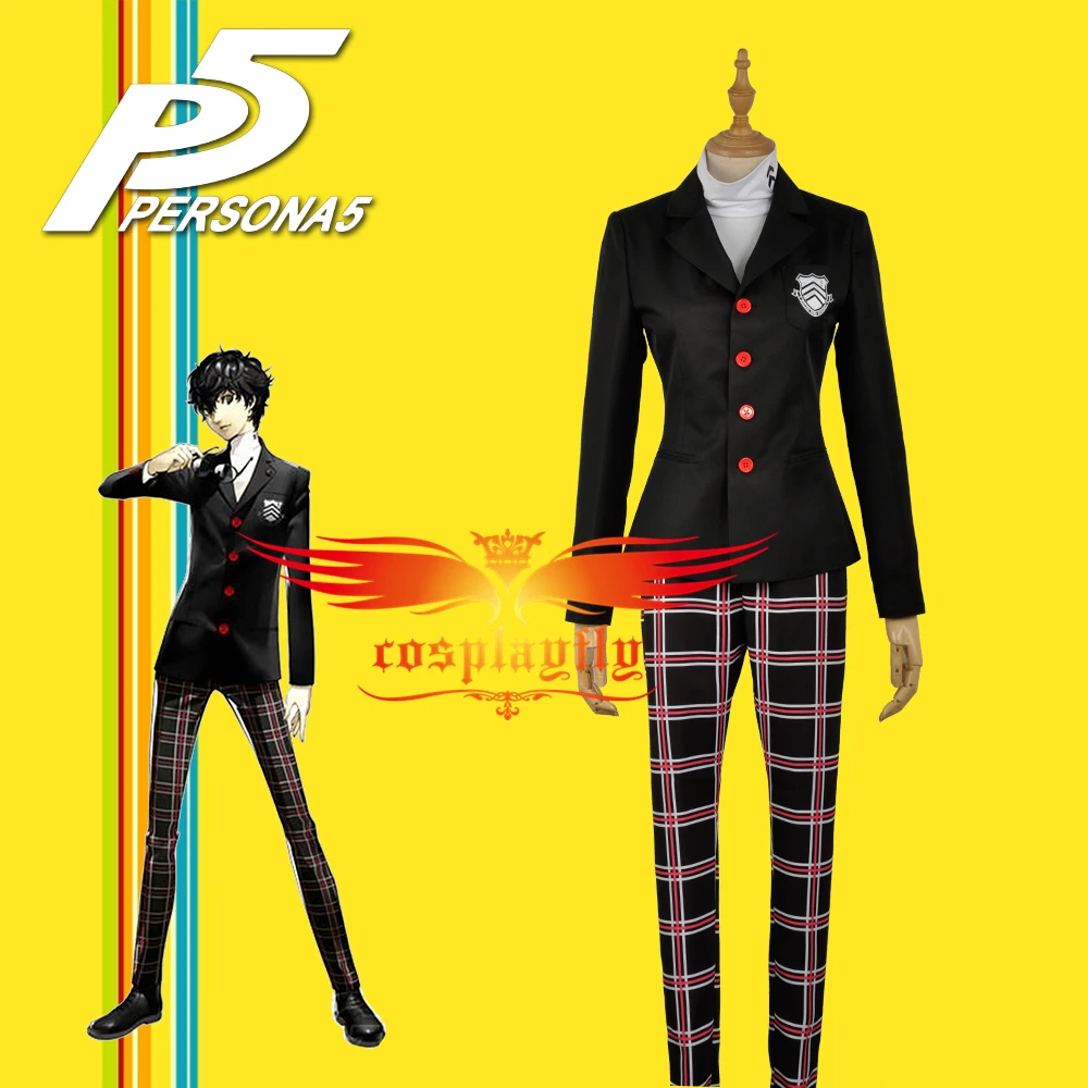 Костюм для косплея из аниме Persona 5 Hero Ren Amamiya Akira Kurusu костюм взрослых куртка рубашка
